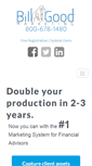 Mobile Screenshot of billgoodmarketing.com
